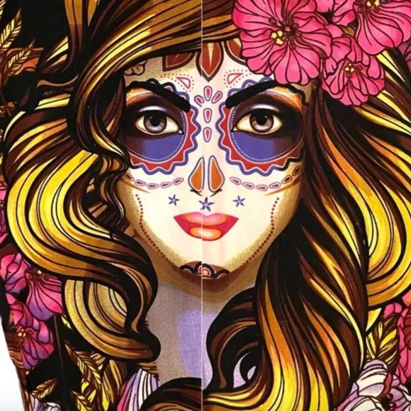 Day of the Dead Leggings TC2 - Picture 4 of 15